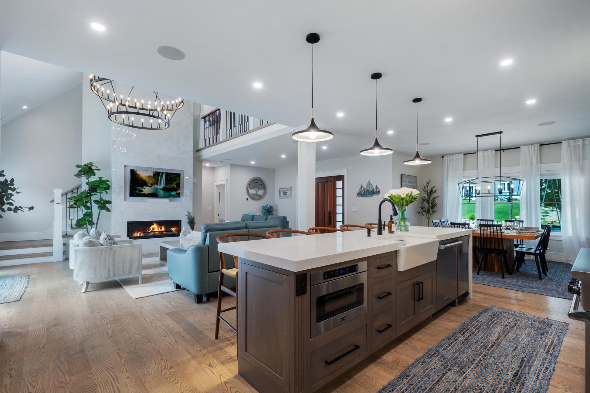 Bright real estate interior photography