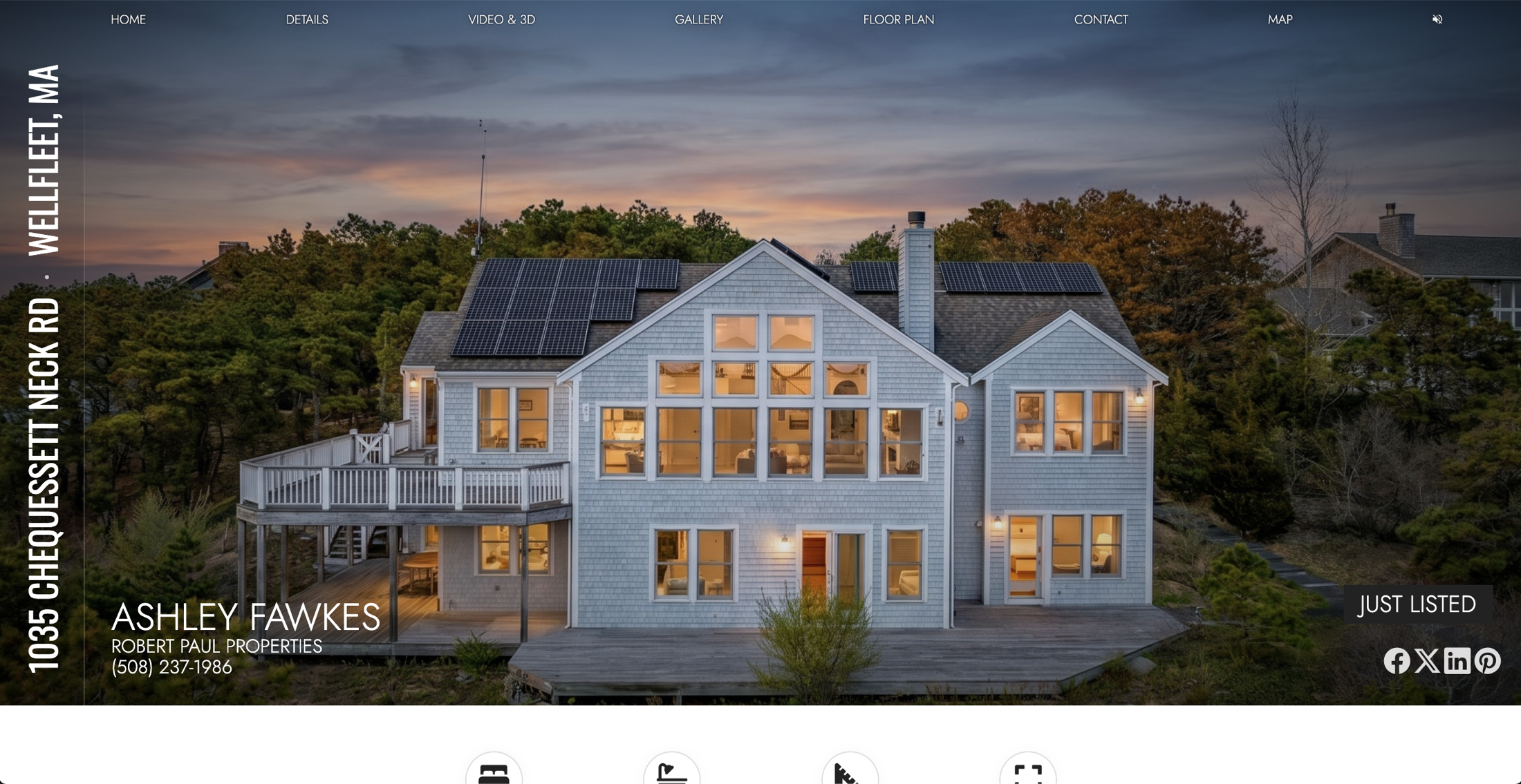 Listing website visual